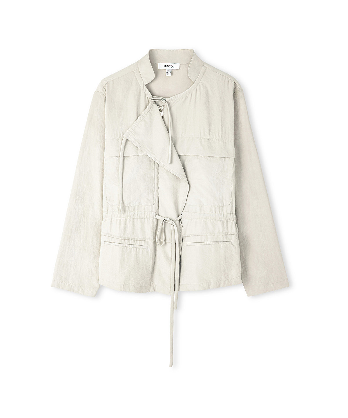 Adjustable Waist Unlined Jacket