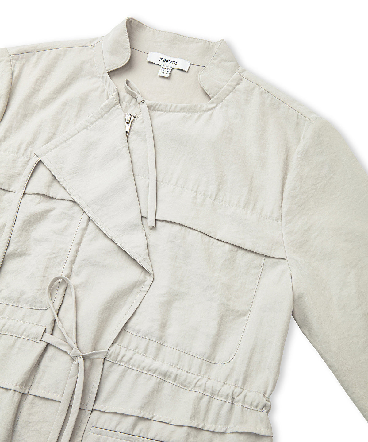 Adjustable Waist Unlined Jacket