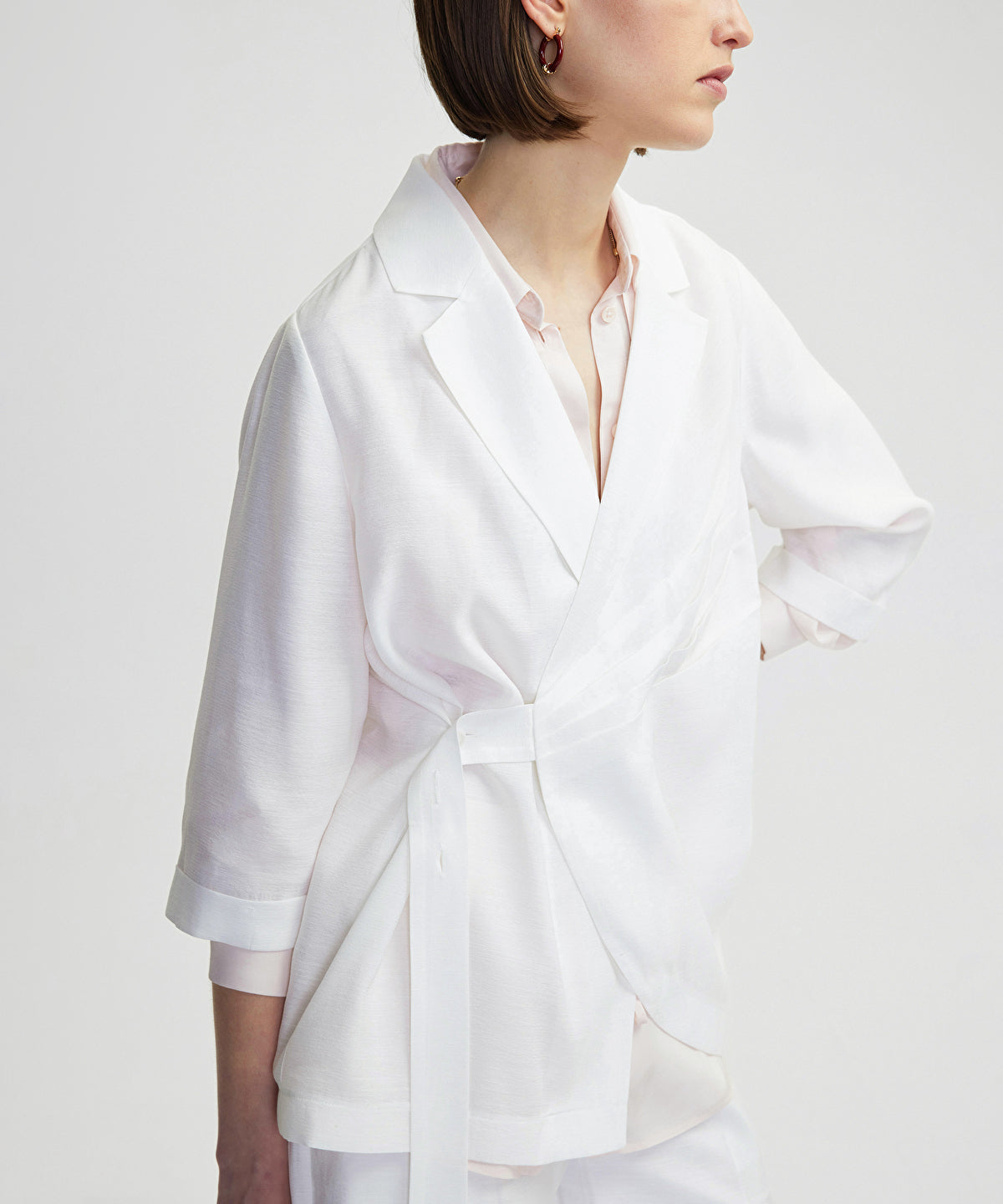 Zoomed Draped Jacket