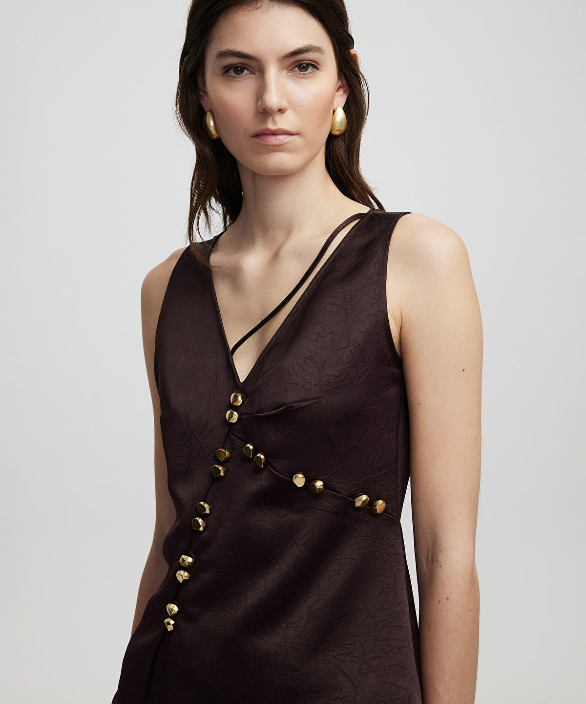 Zoomed Buttoned Blouse
