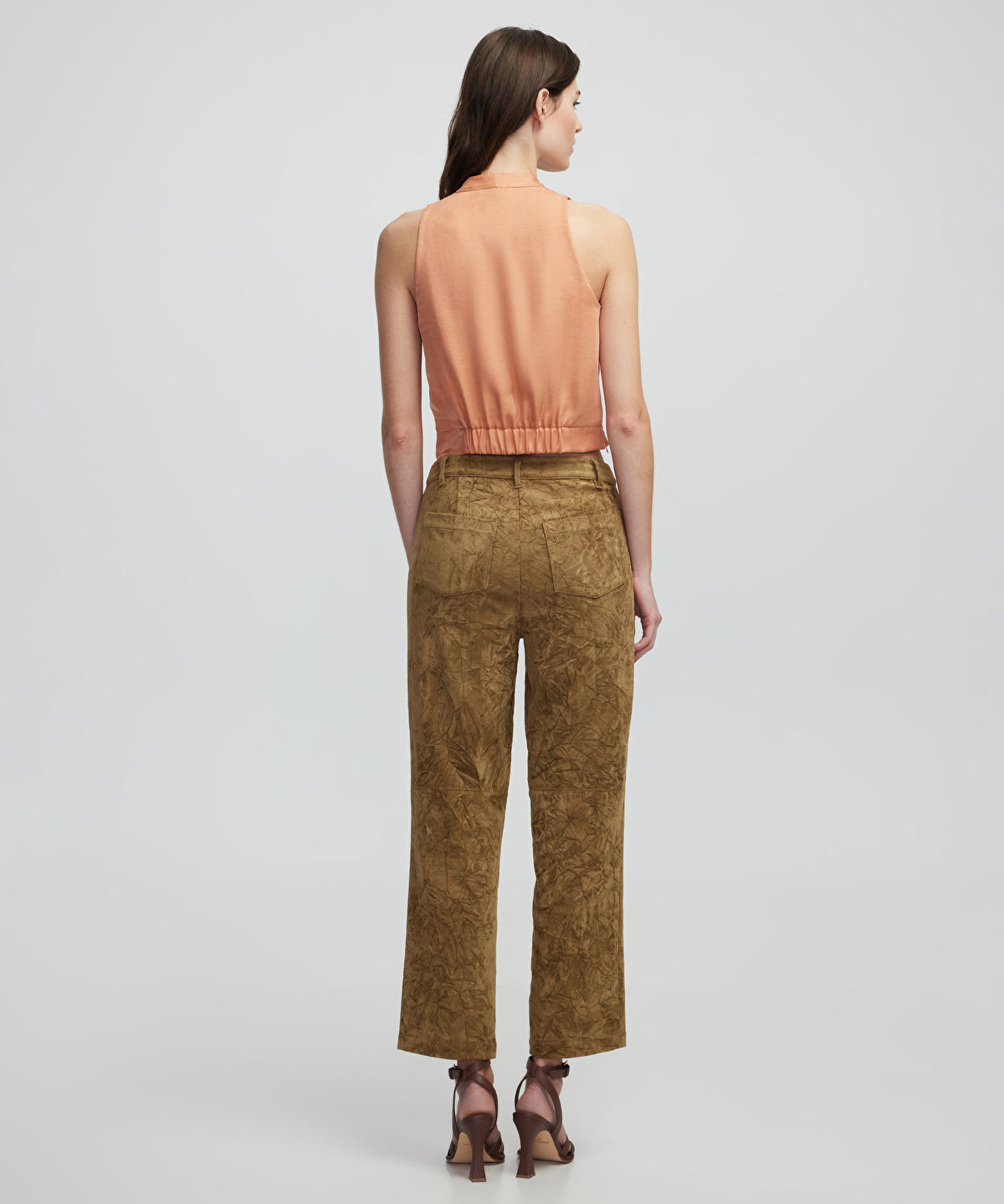 Draped Double-Breasted Blouse