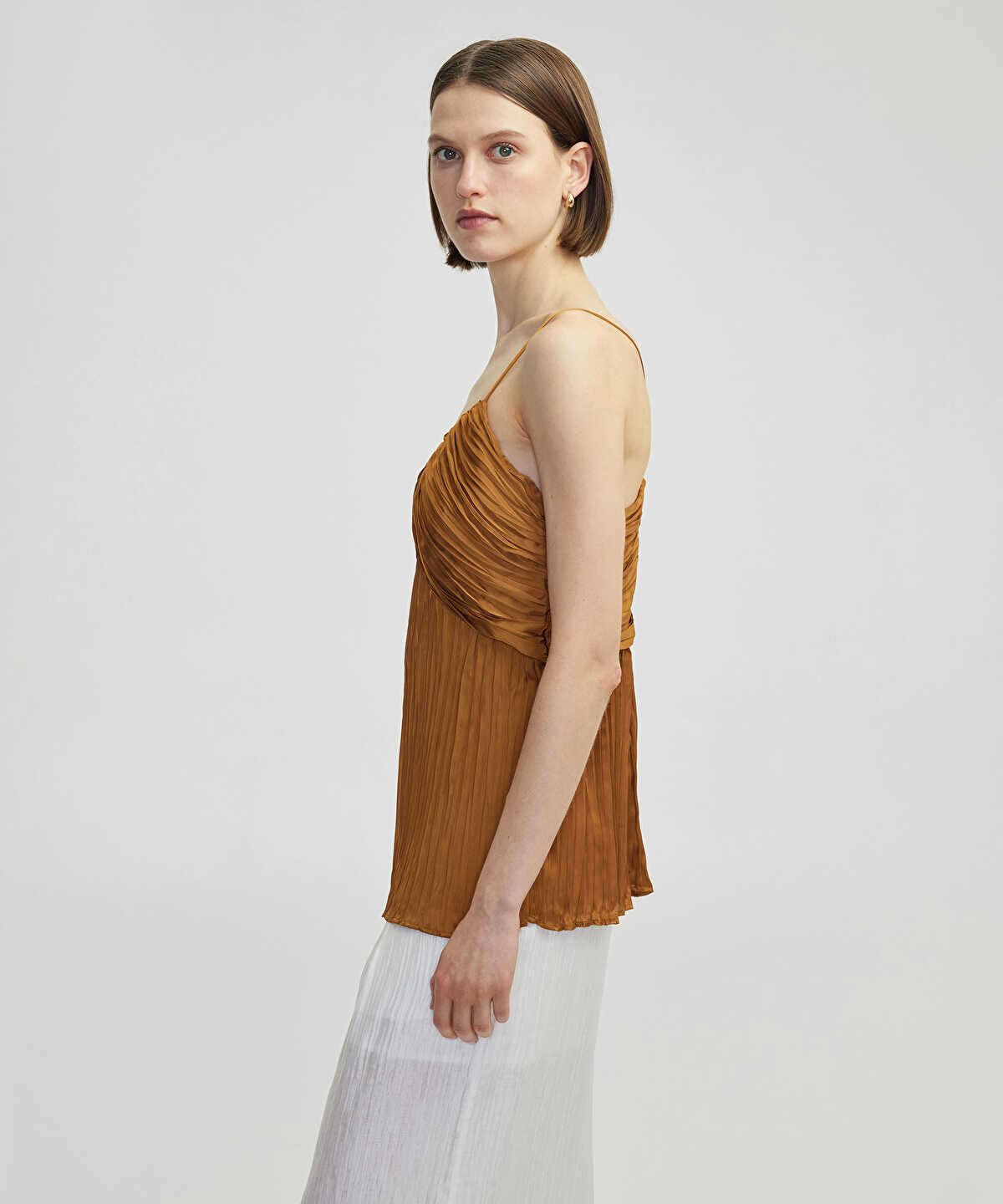Crinkle-Effect Top