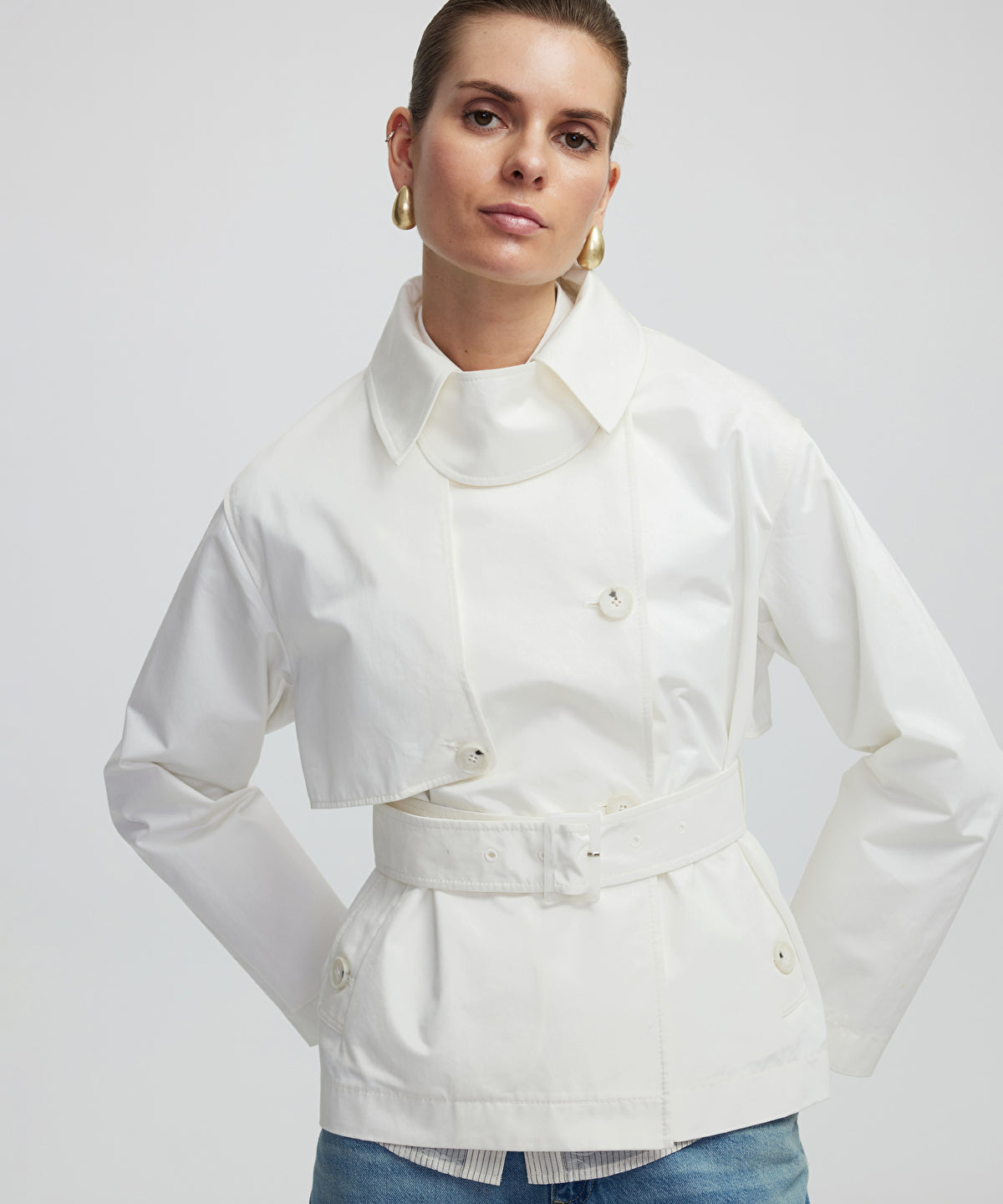 Trench Coat With Belt