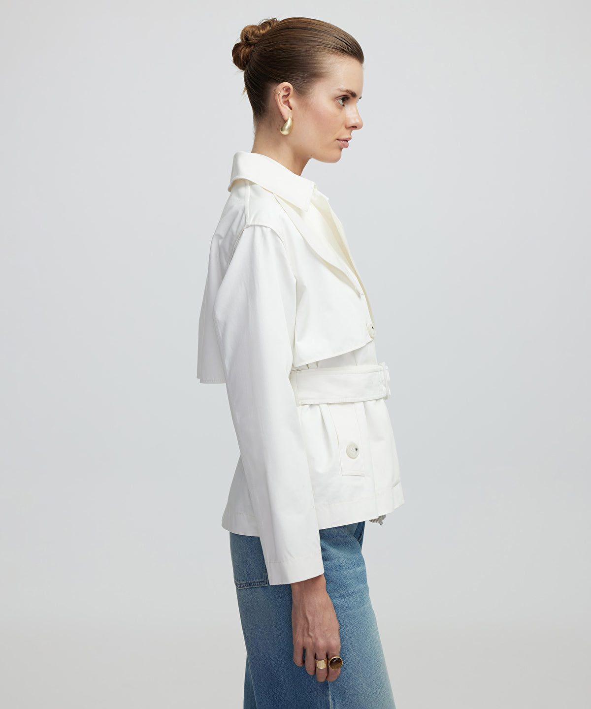 Zoomed Trench Coat With Belt