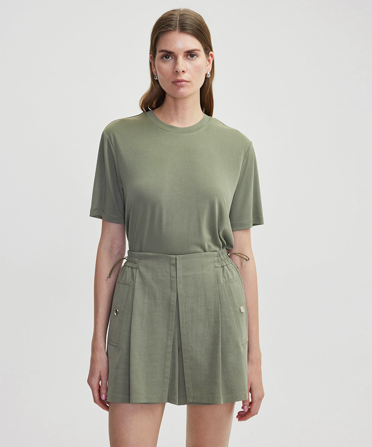 Zoomed Elasticated Waist Skort