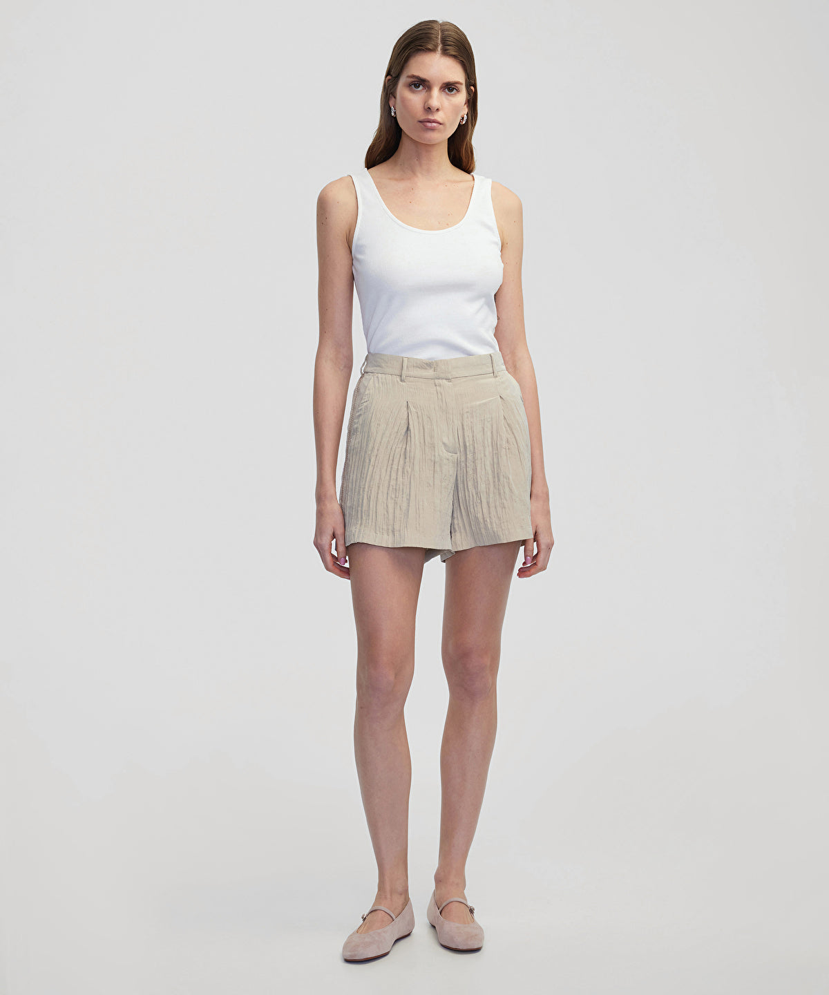Textured Shorts