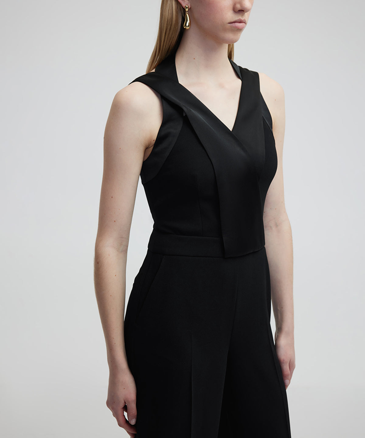 Zoomed Mixed Jumpsuit