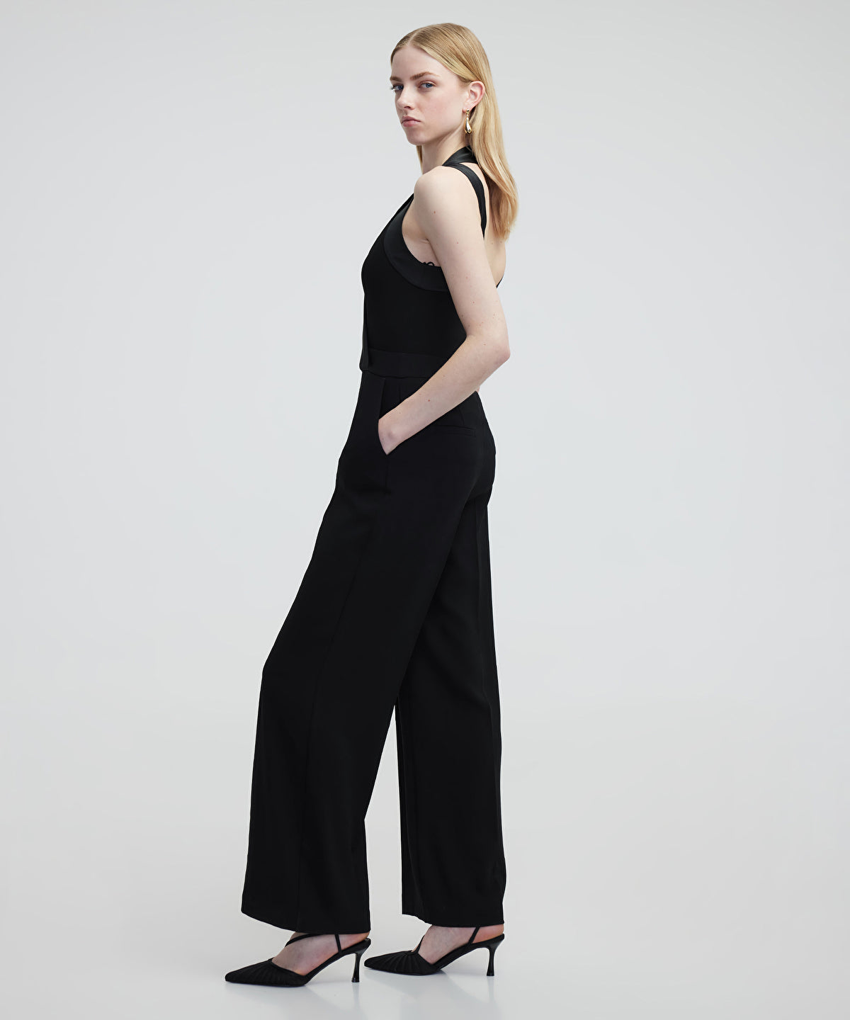 Zoomed Mixed Jumpsuit