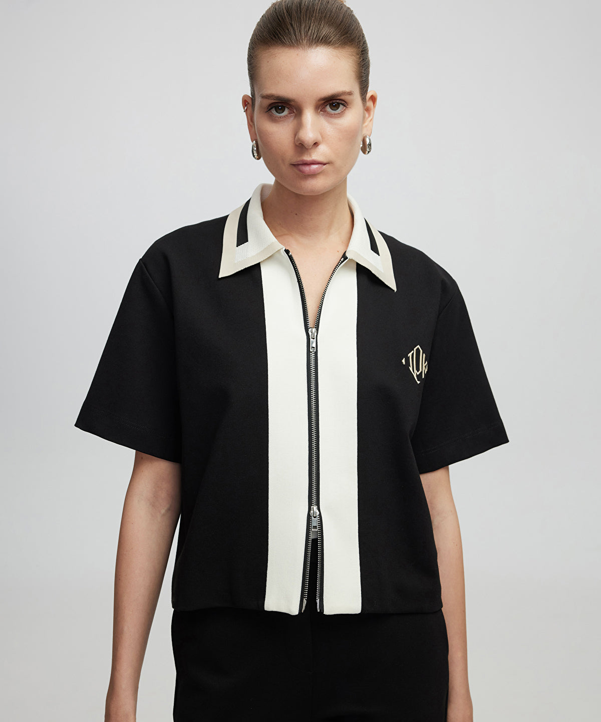 Mixed media shirt