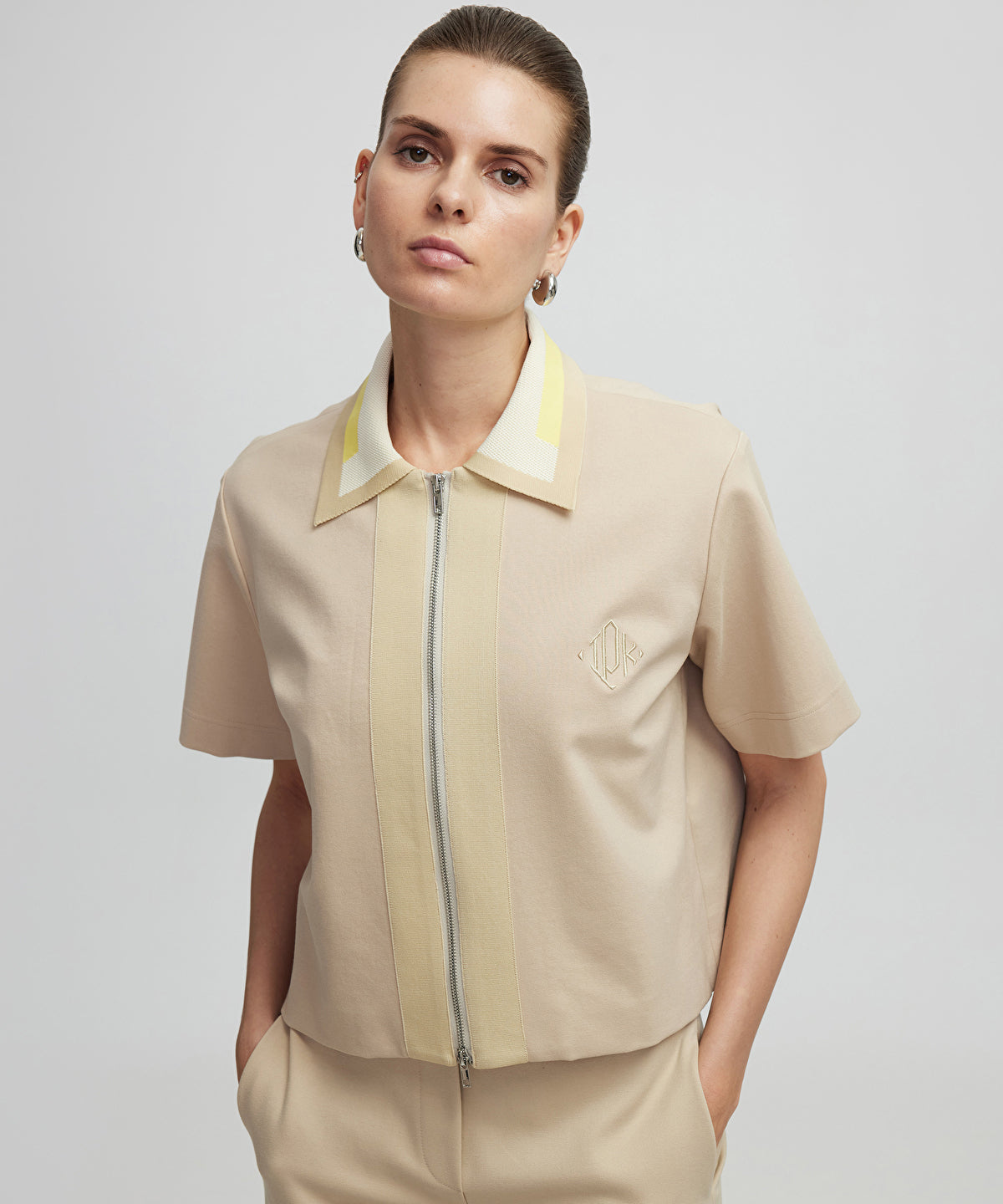 Mixed media shirt