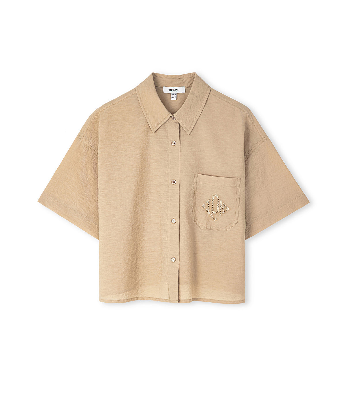 Monogram embroidered shirt