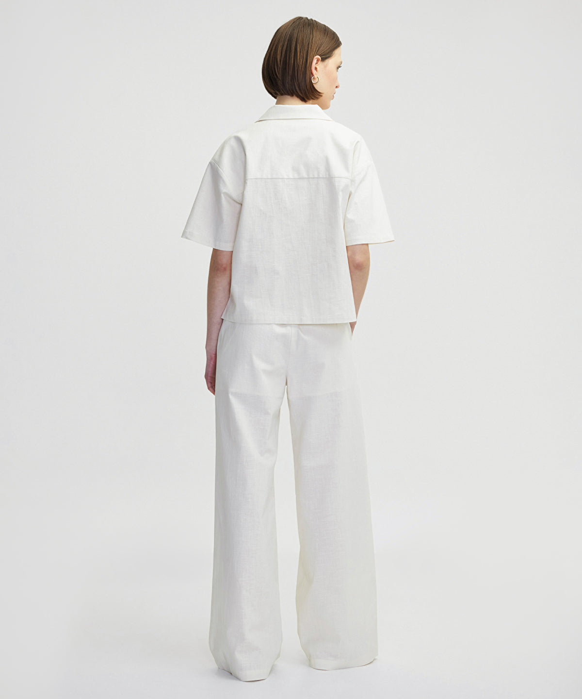 Flower Appliqued Shirt