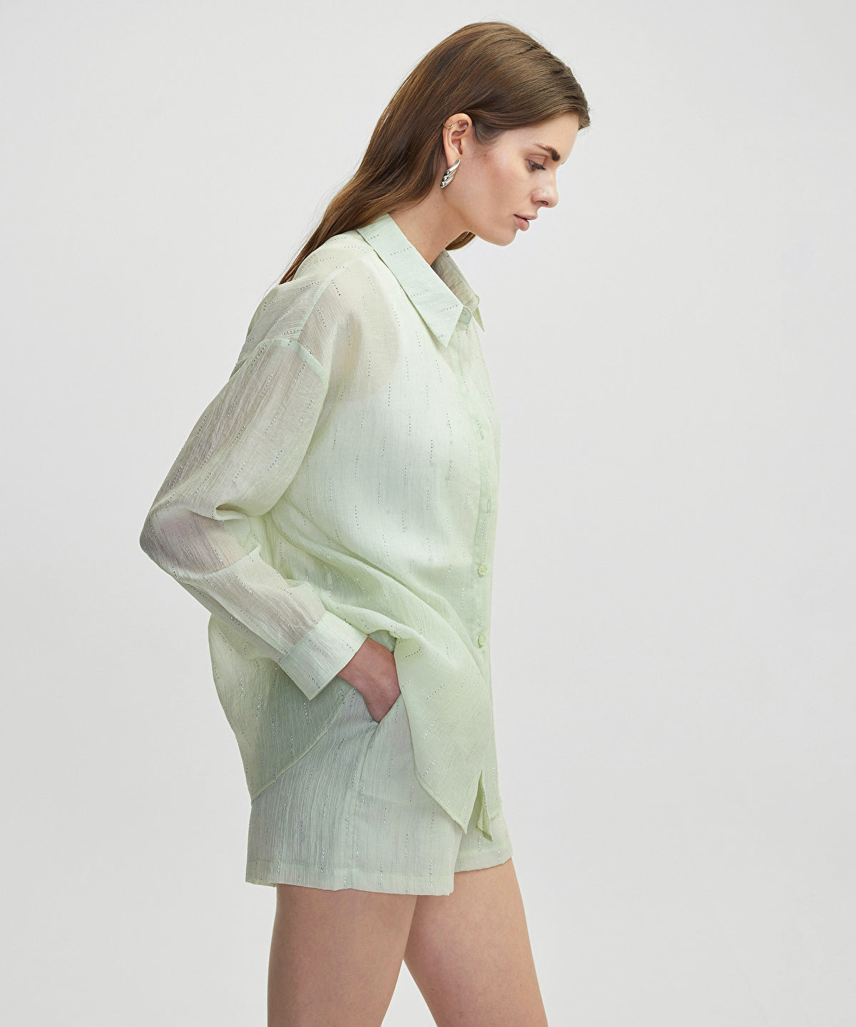 Zoomed Rhinestone Shirt