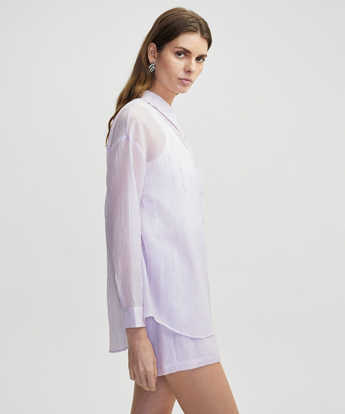 Zoomed Rhinestone Shirt