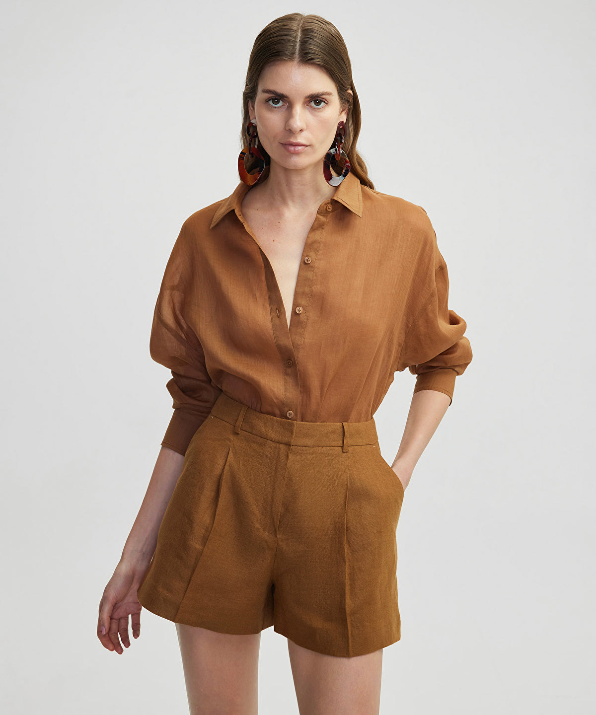 Relaxed Fit Linen Shirt