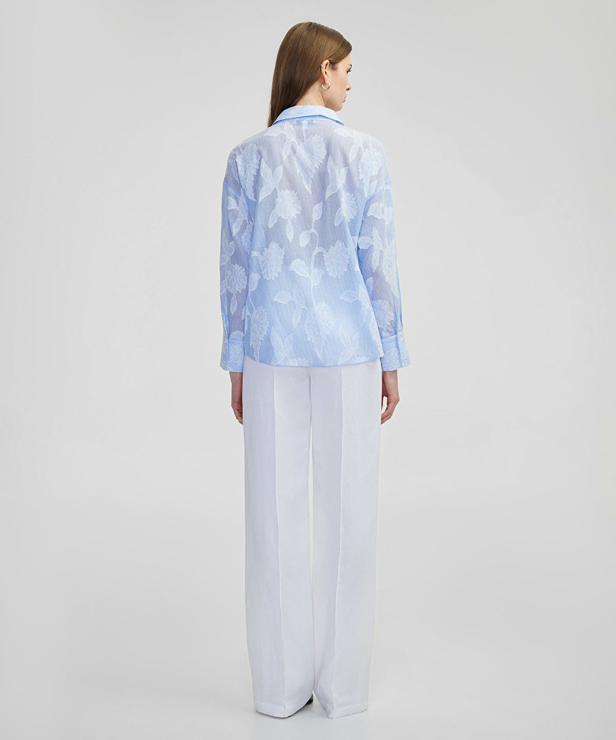 Drop Shoulder Floral Shirt
