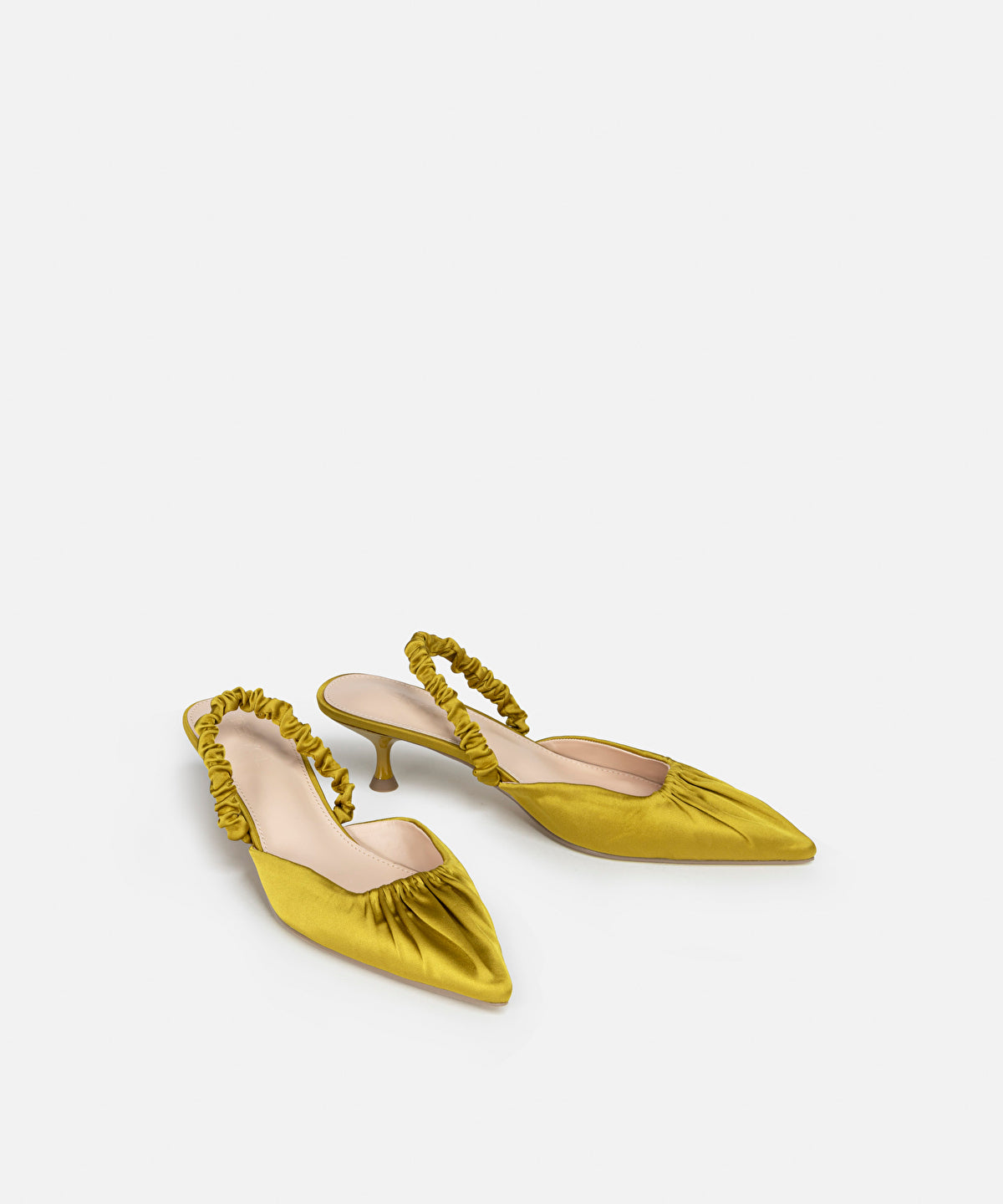 Zoomed Heeled Sandals With Elastic Band