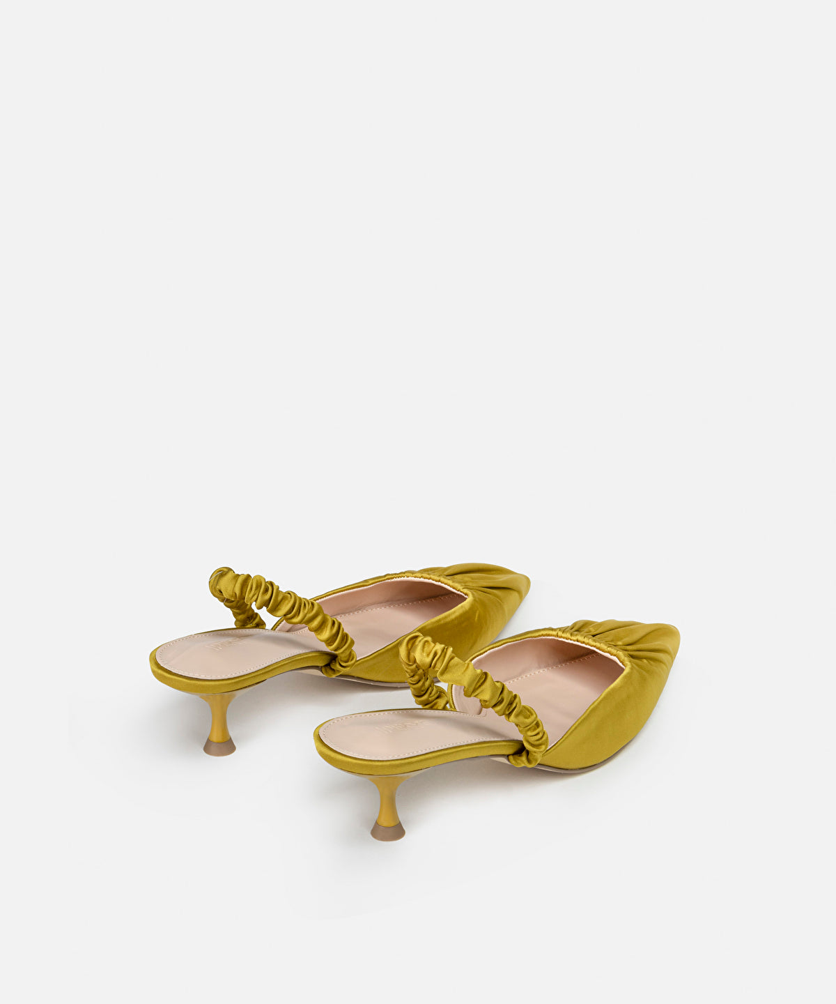 Zoomed Heeled Sandals With Elastic Band
