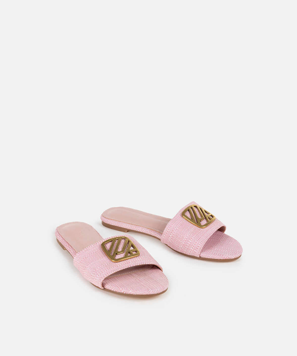 Monogram Buckled Slippers
