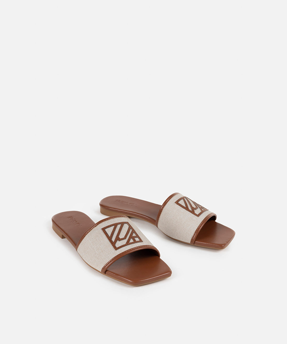 Monogram Applique Slippers