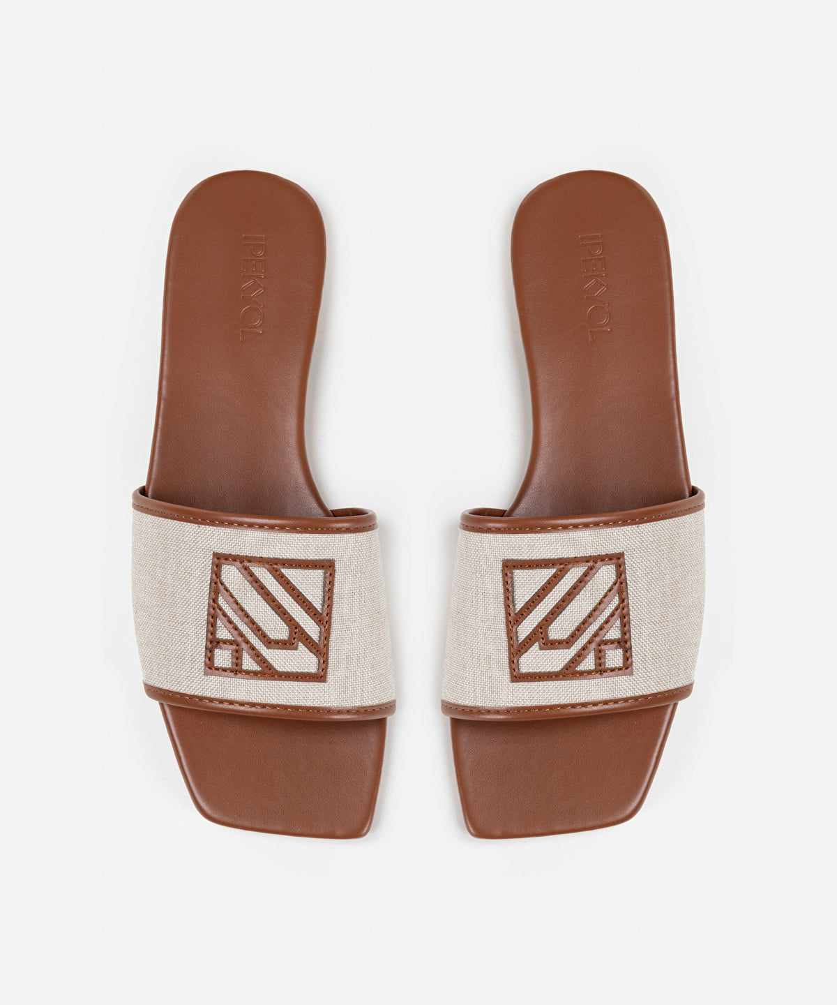 Monogram Applique Slippers