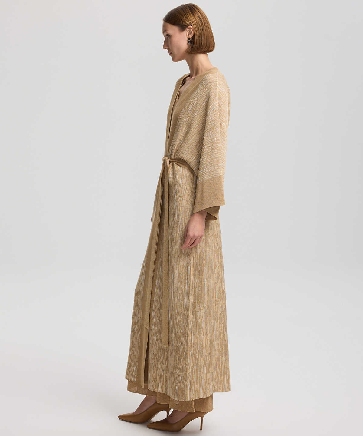 Belted Knit Cardigan