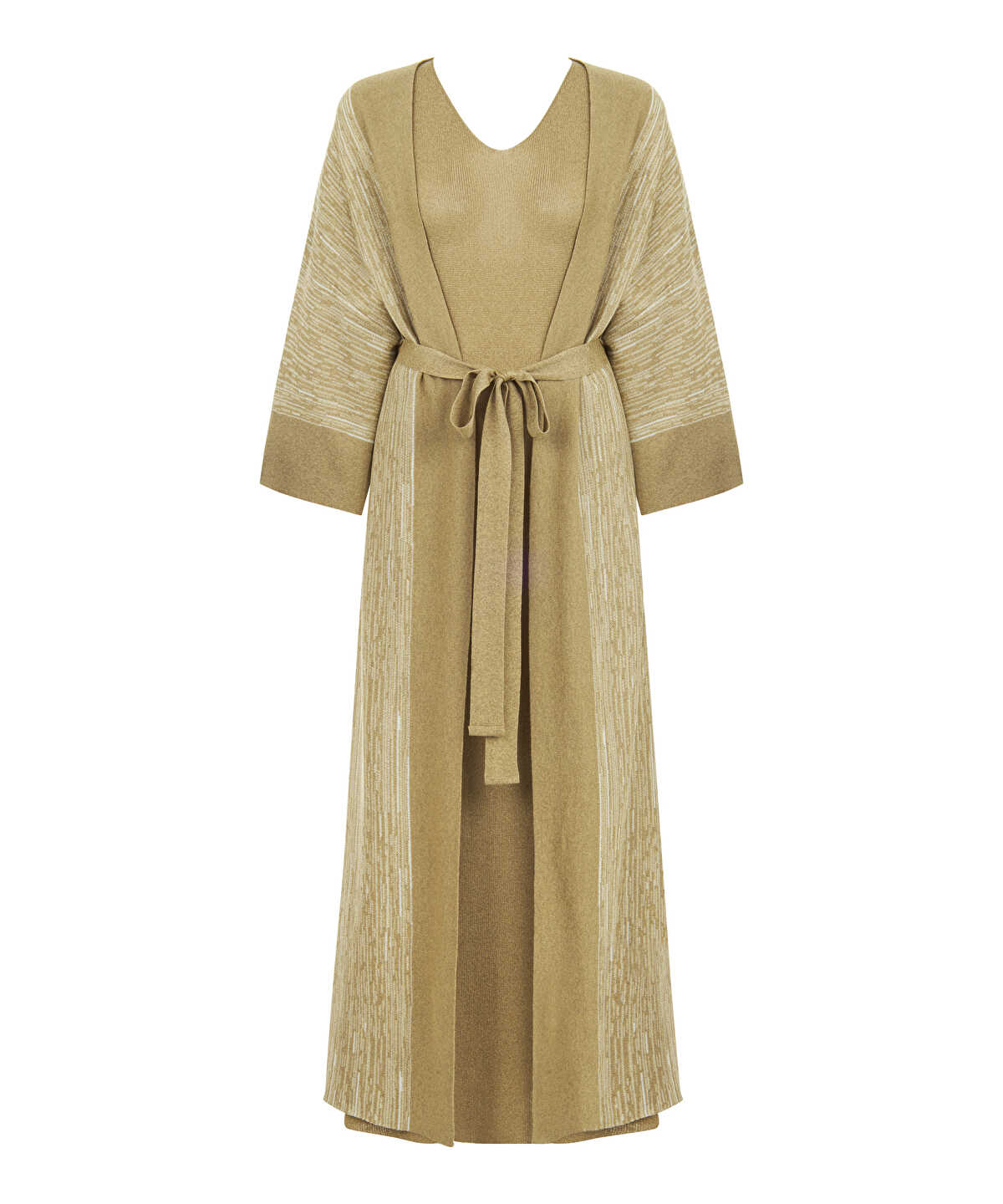 Belted Knit Cardigan