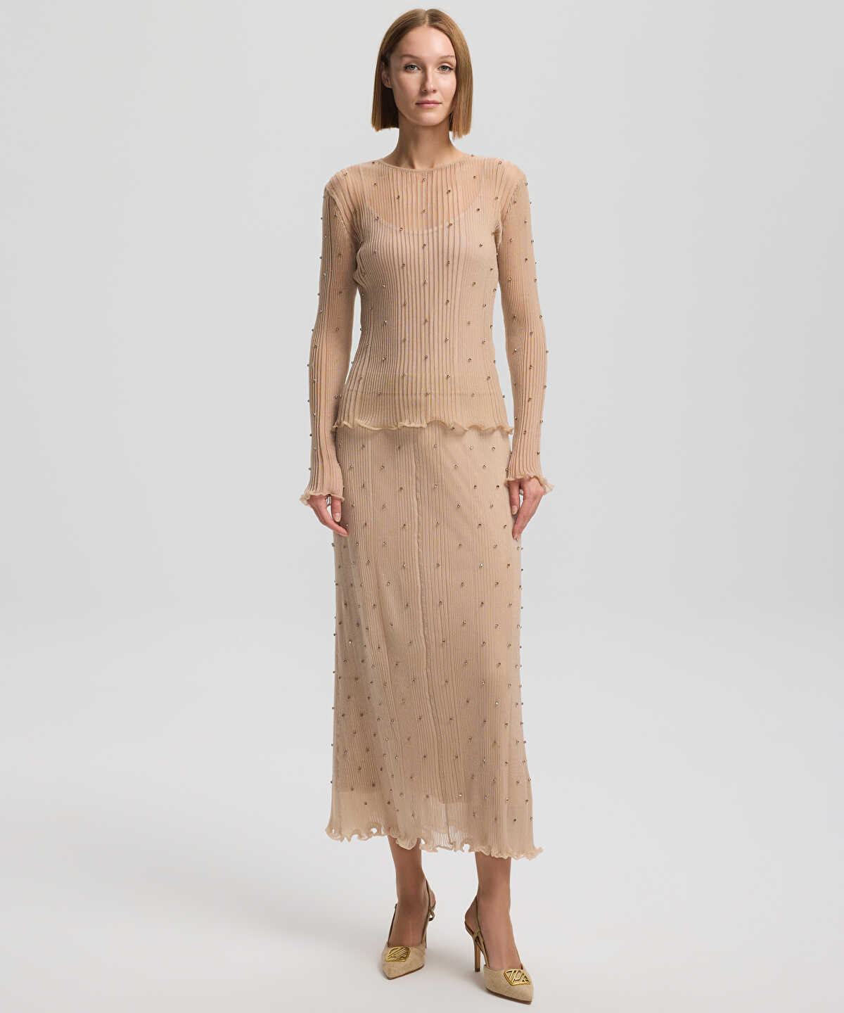 Embroidered Knit Sweater