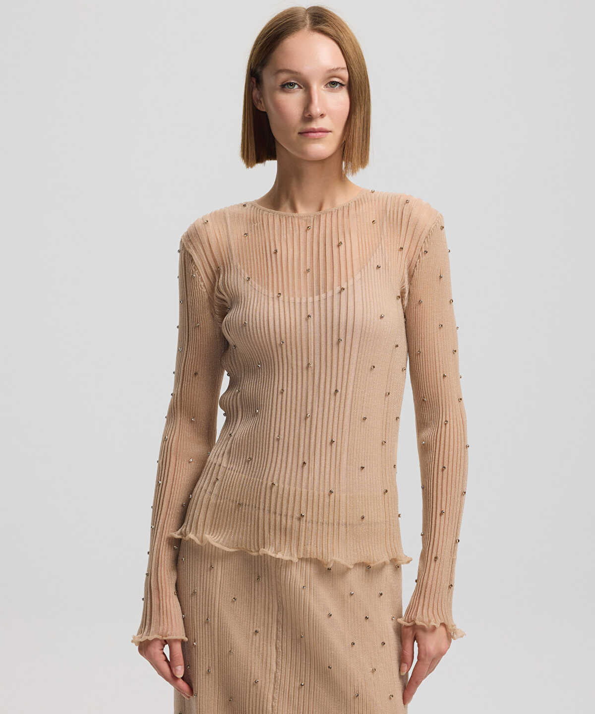 Embroidered Knit Sweater
