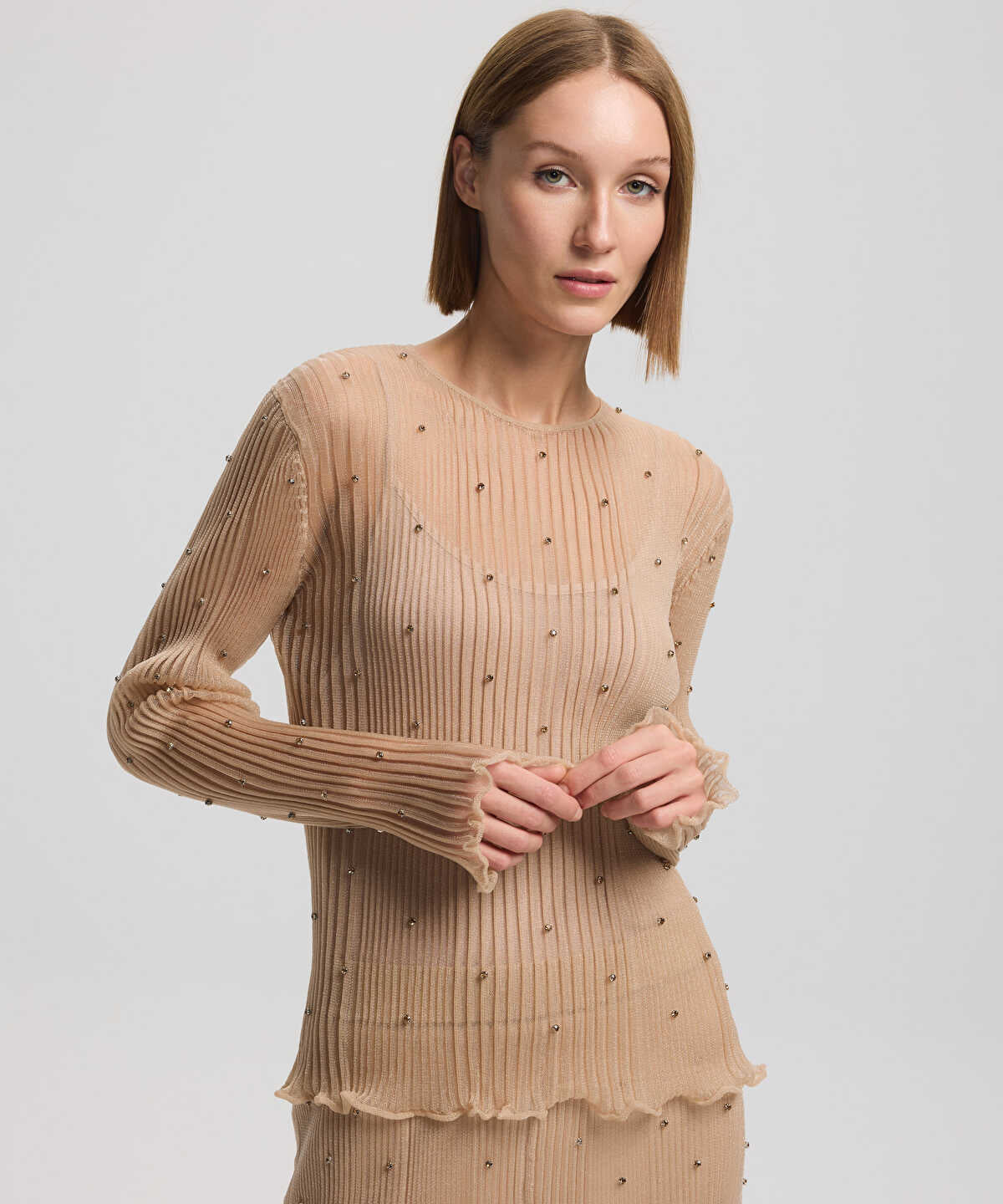 Embroidered Knit Sweater