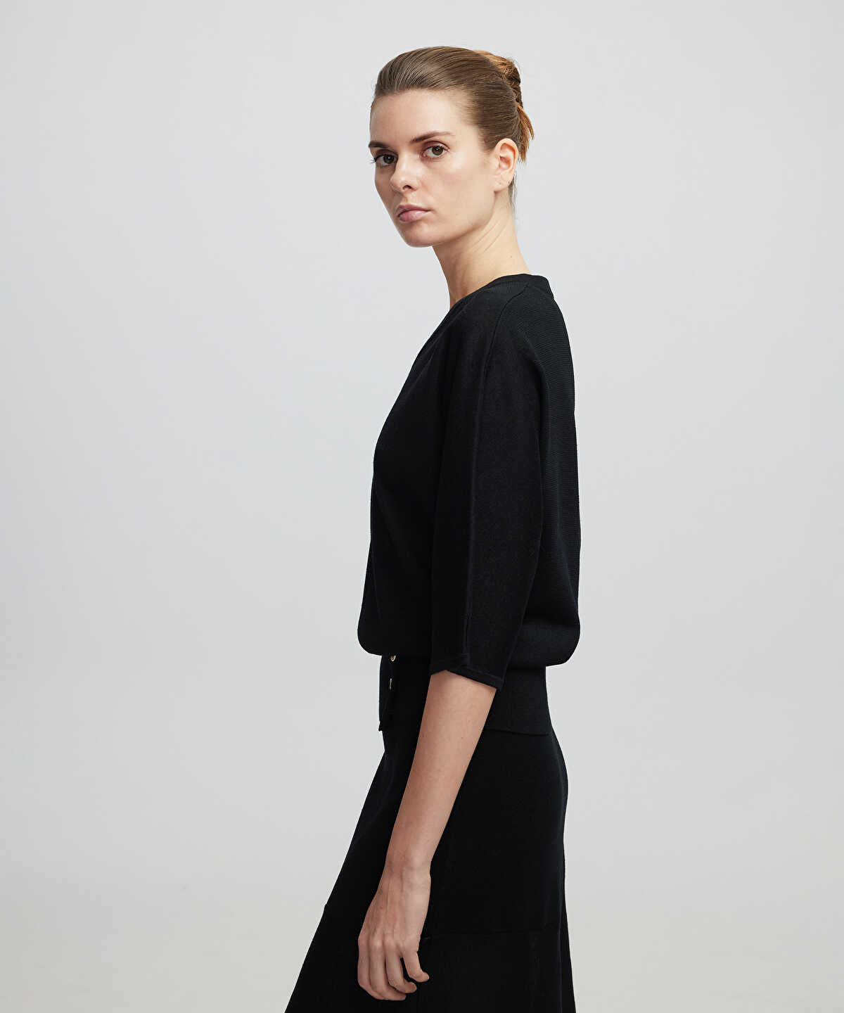 Buttoned Knit Top