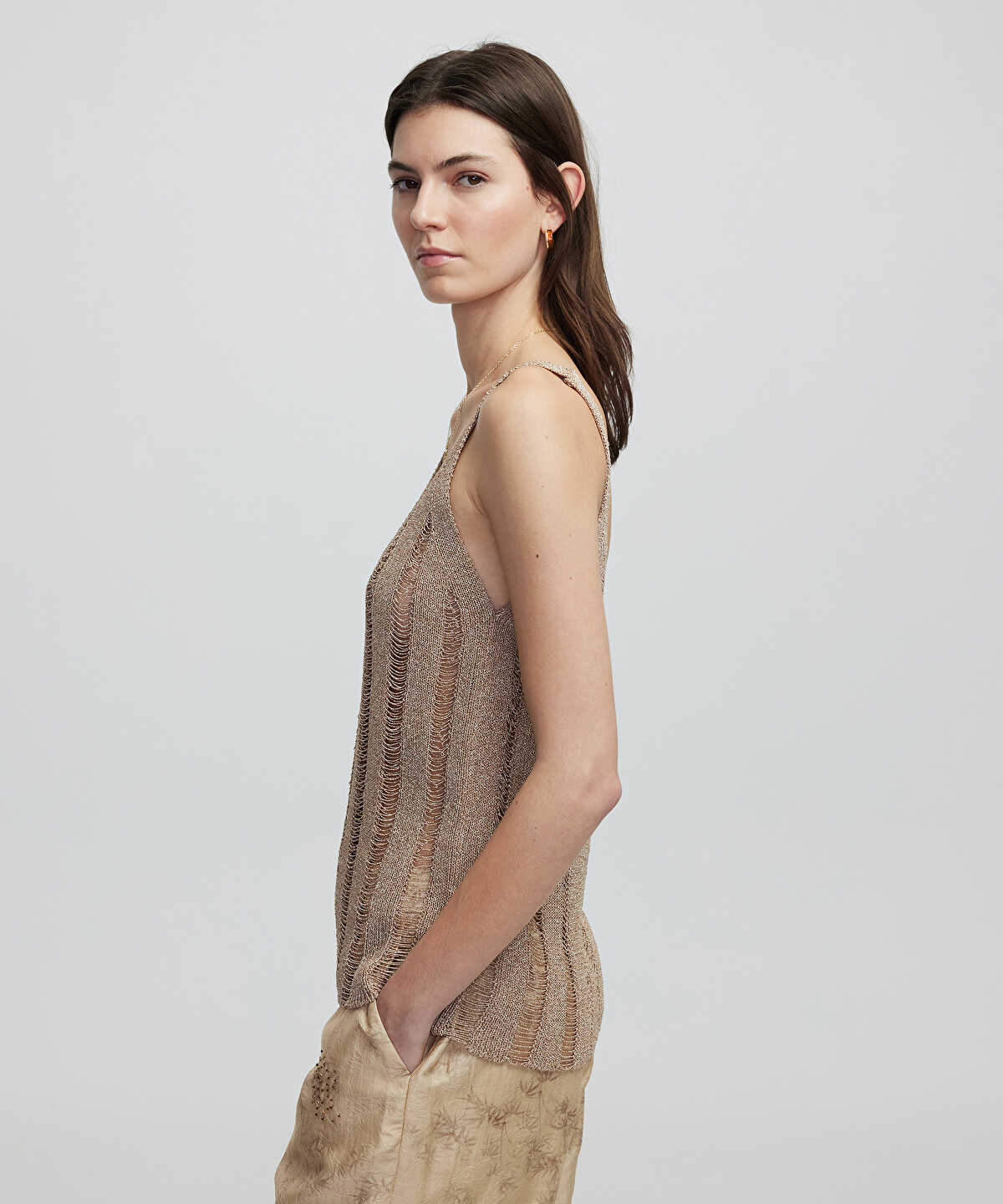Openwork Knit Top