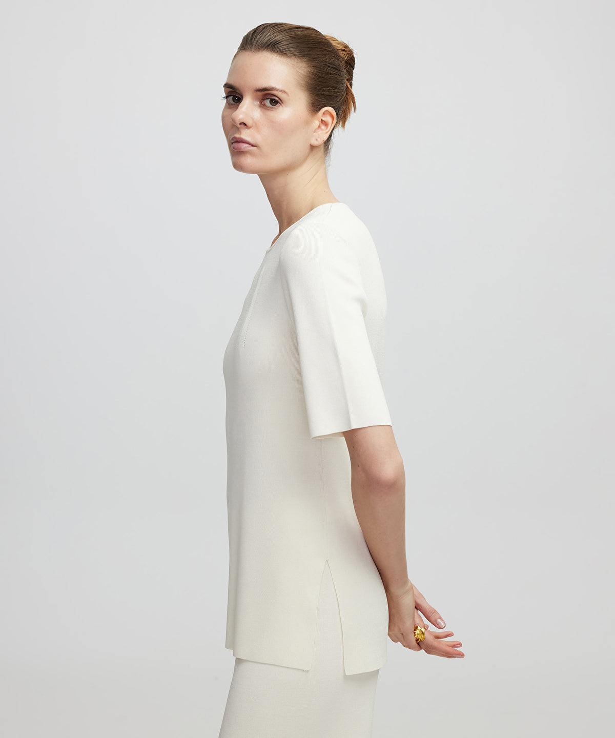 Slim fit knit top