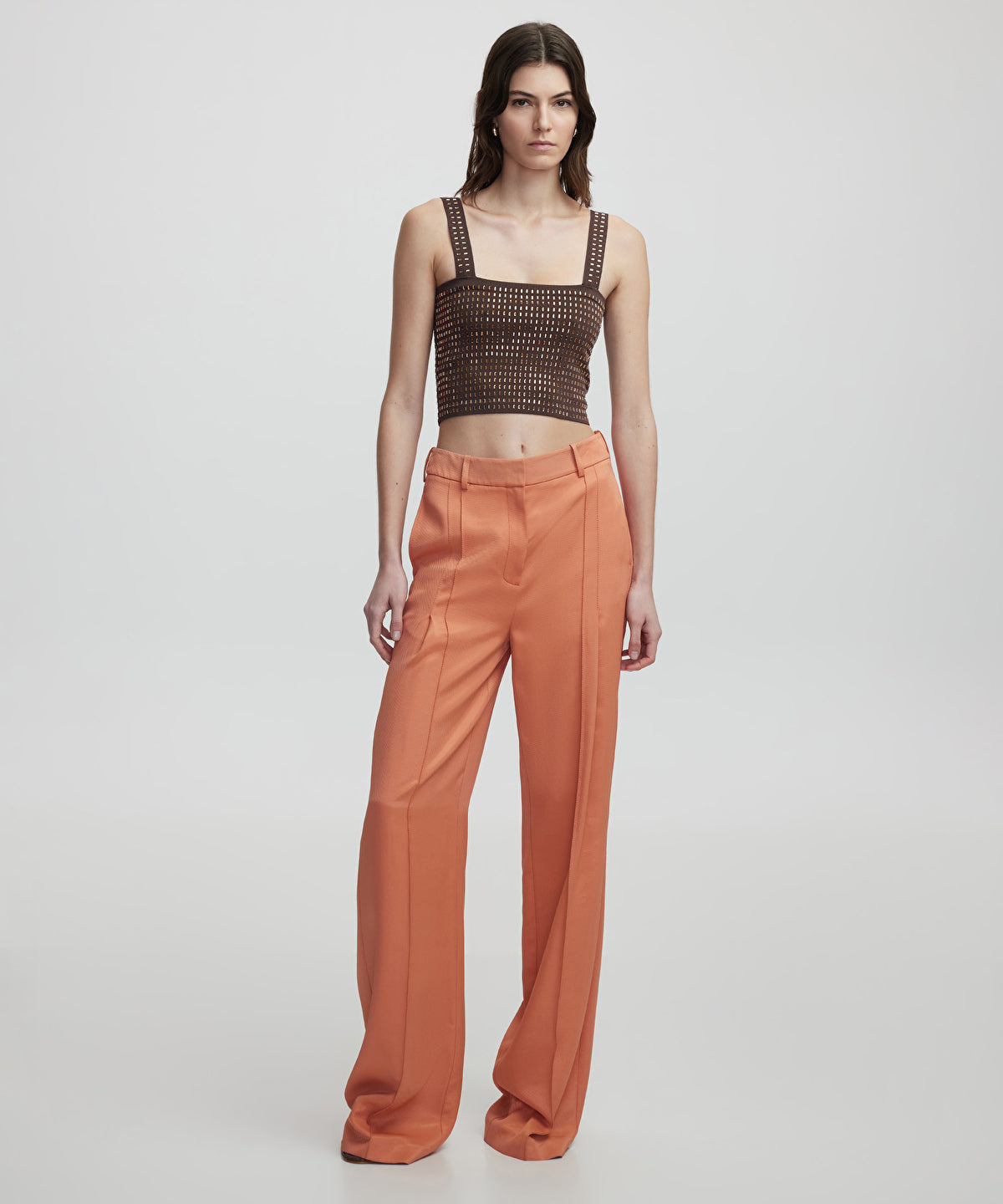 Bustier top with rhinestones