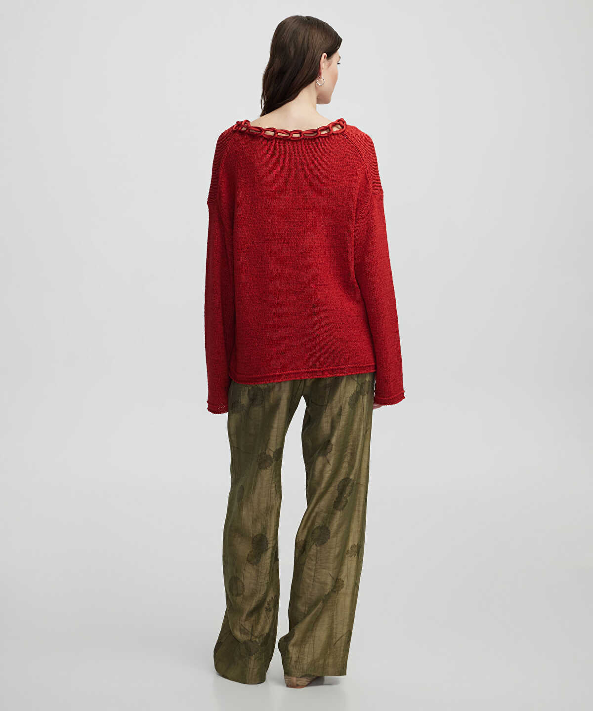 Knit Sweater With Applique