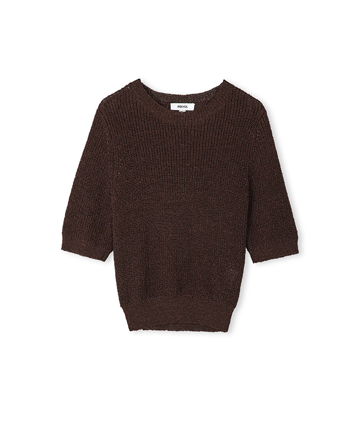 Openwork knit top
