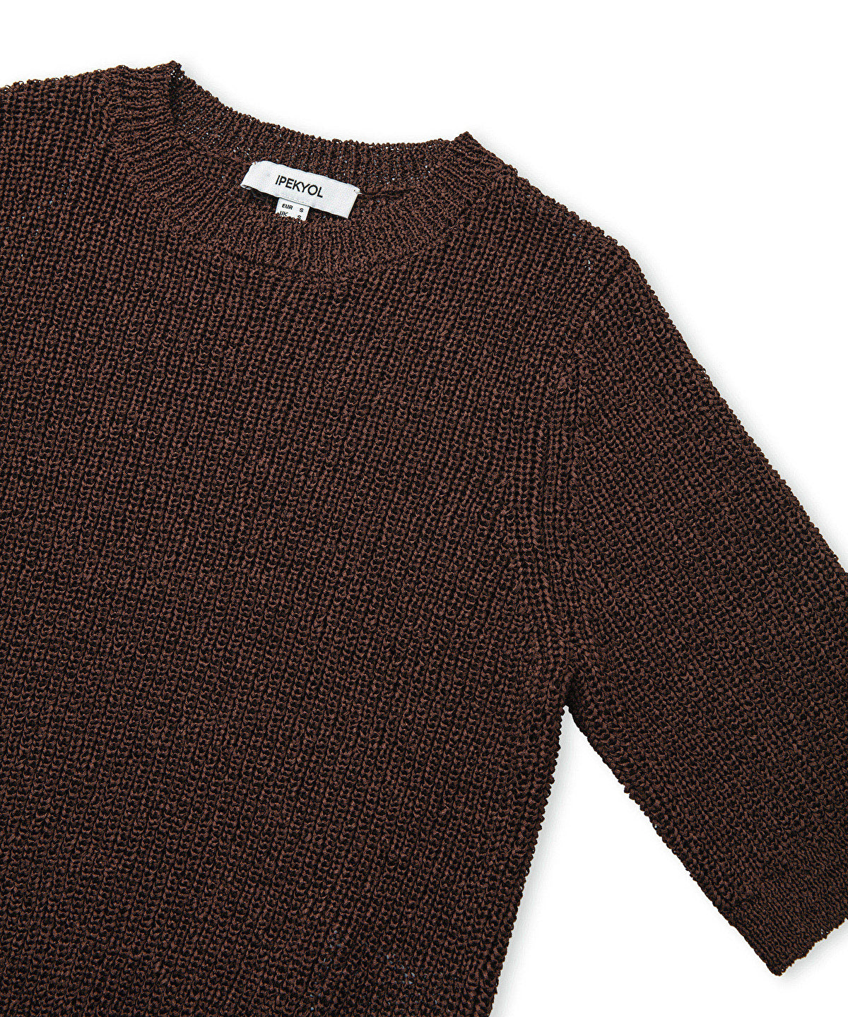 Openwork knit top