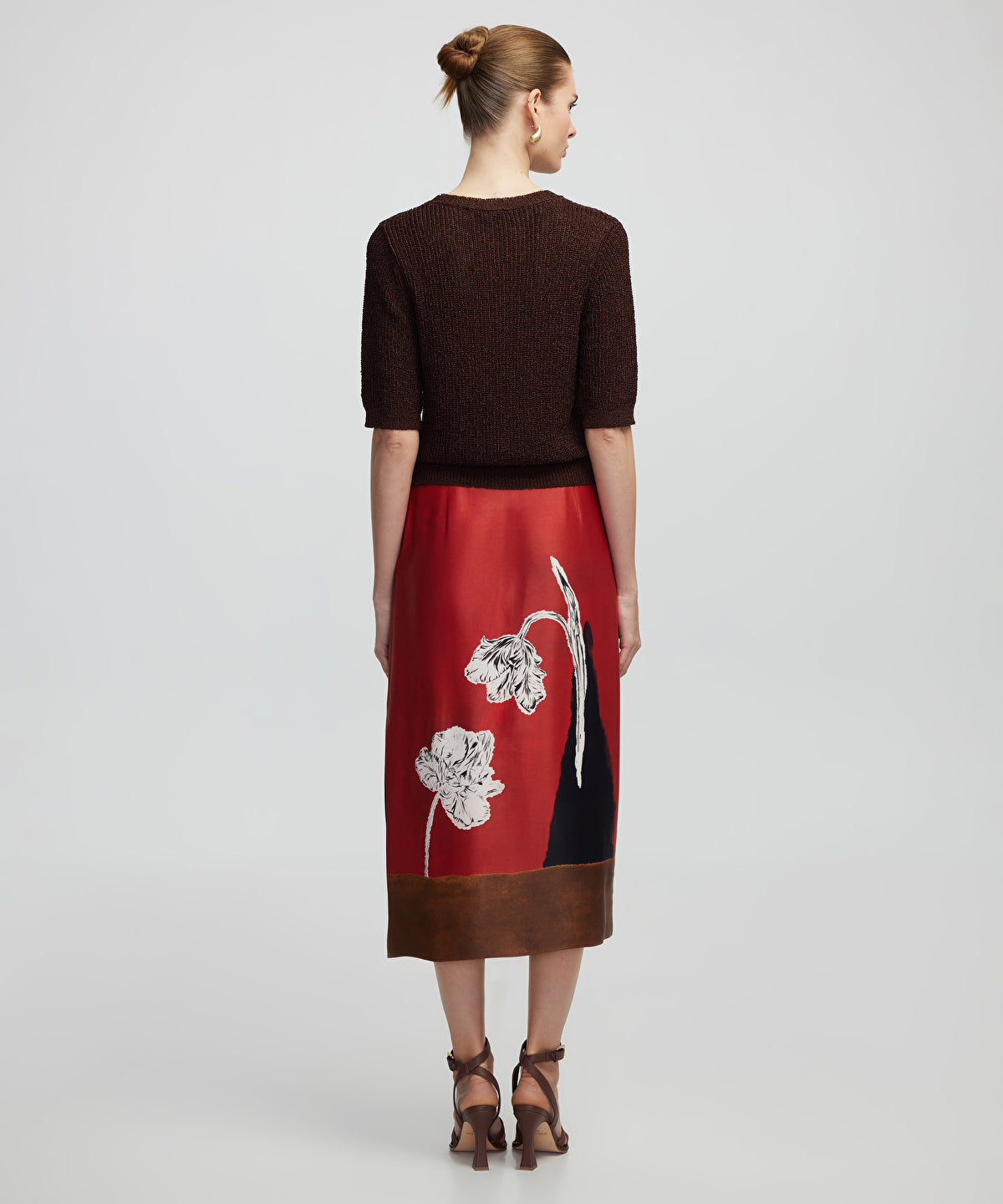 Openwork knit top