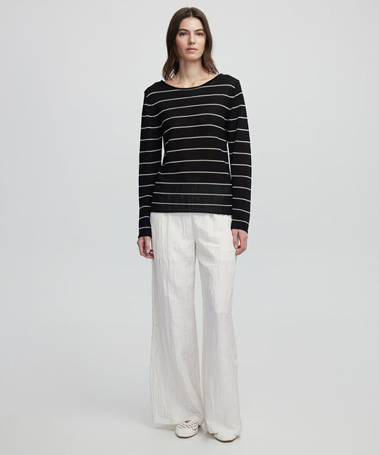 Striped Knit Sweater