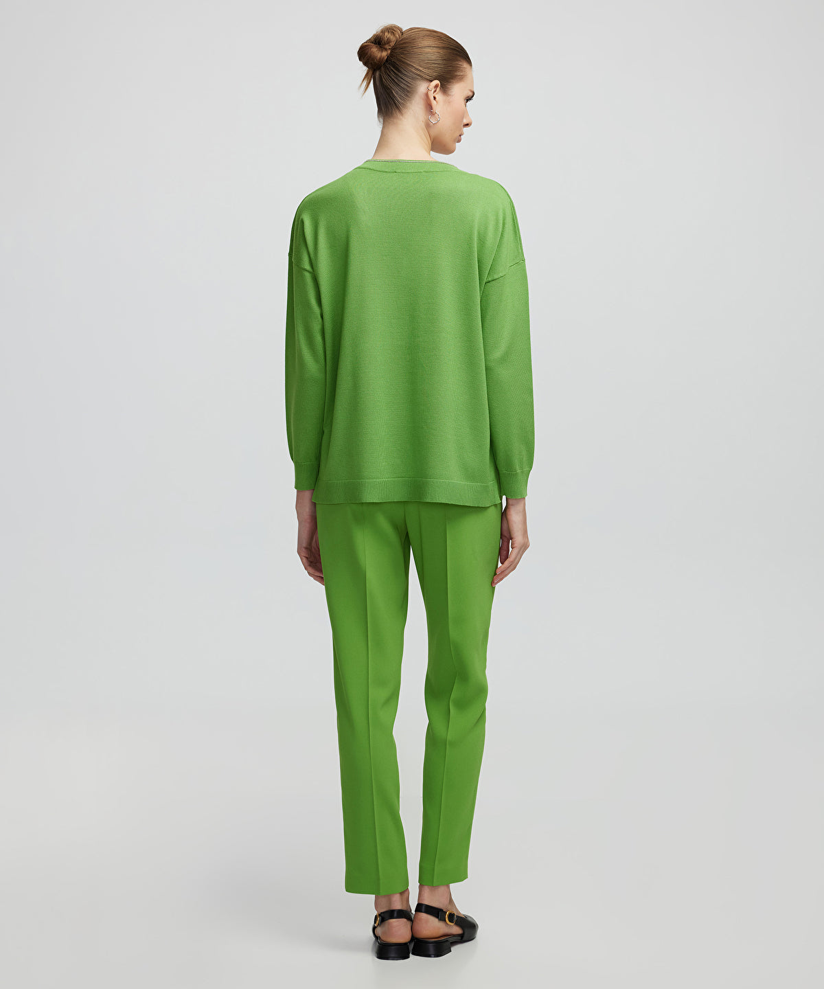 Knit Sweater With Rhinestones