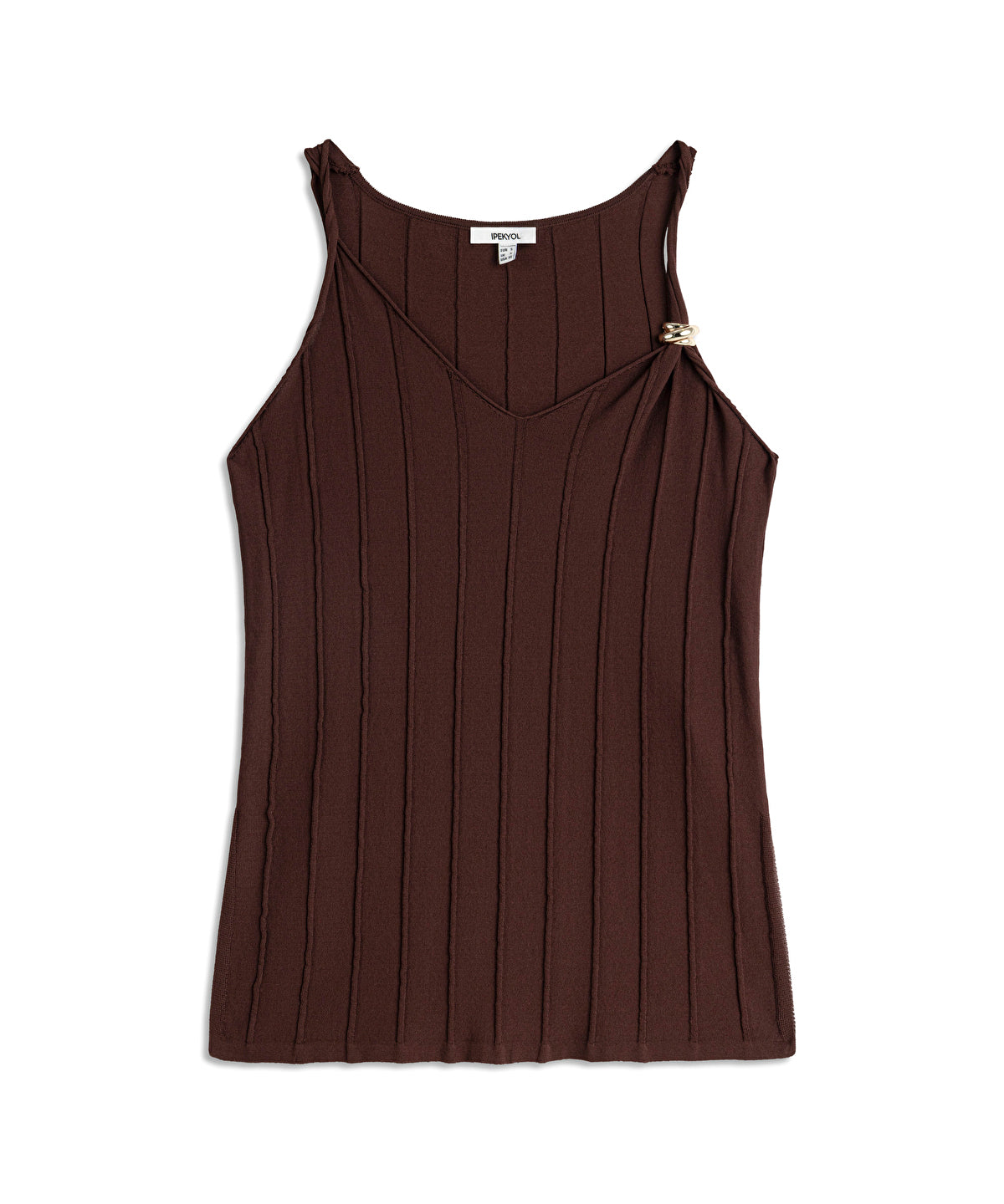 Buckled Knit Top