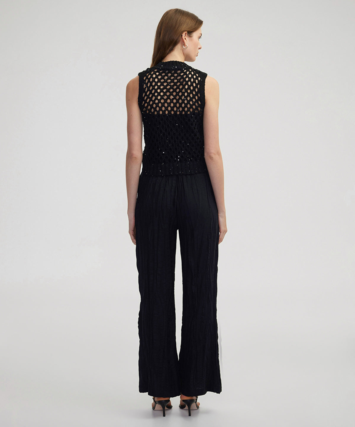 Sequinned Knit Top