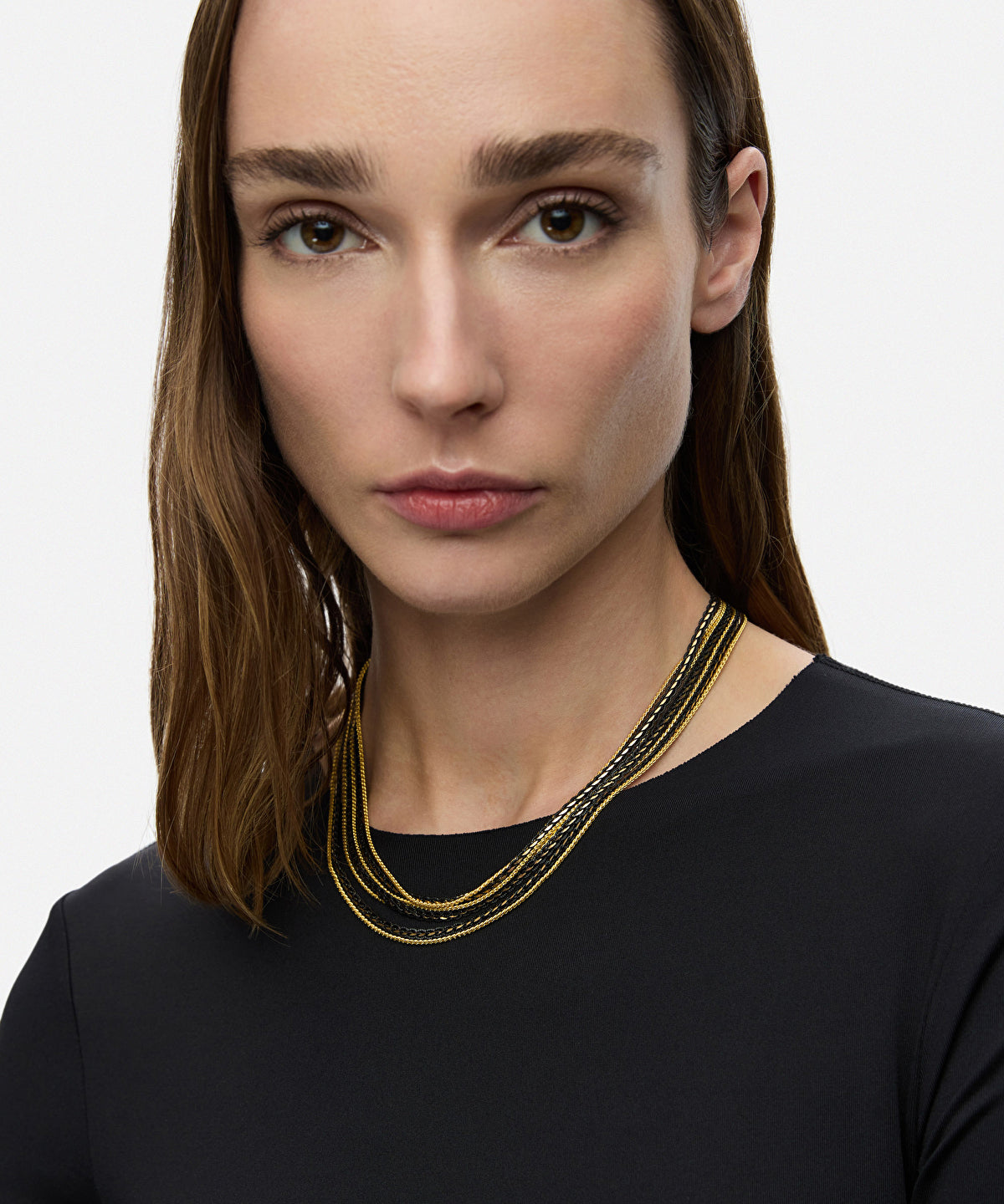 Multi-piece chain necklace
