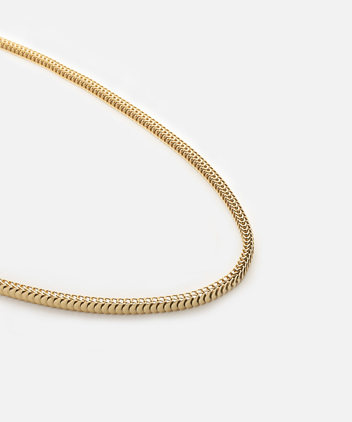Metal chain necklace