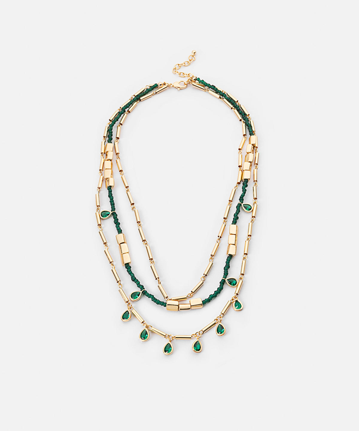 Layered Beaded Necklace