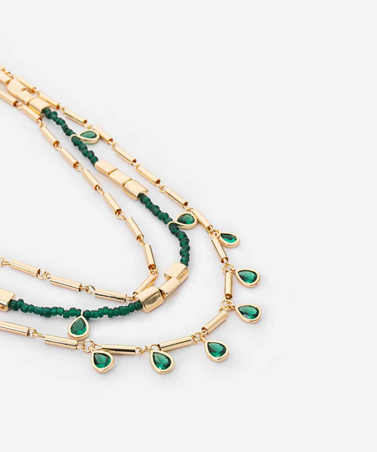 Layered Beaded Necklace
