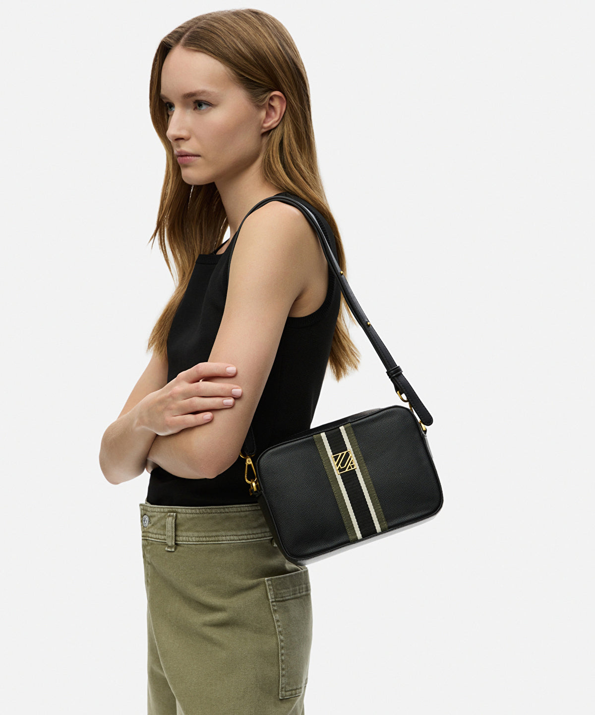 Grosgrain stripe bag