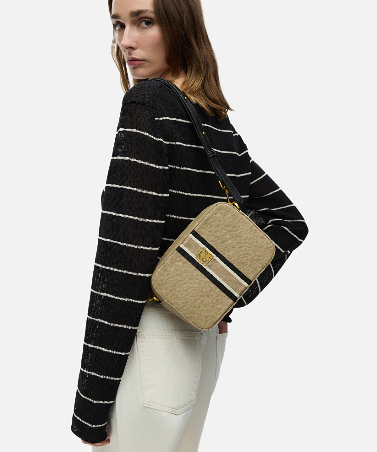 Grosgrain stripe bag