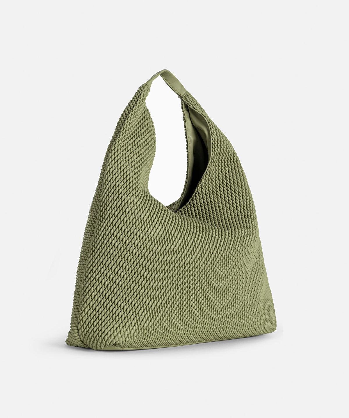 Textured maxi bag