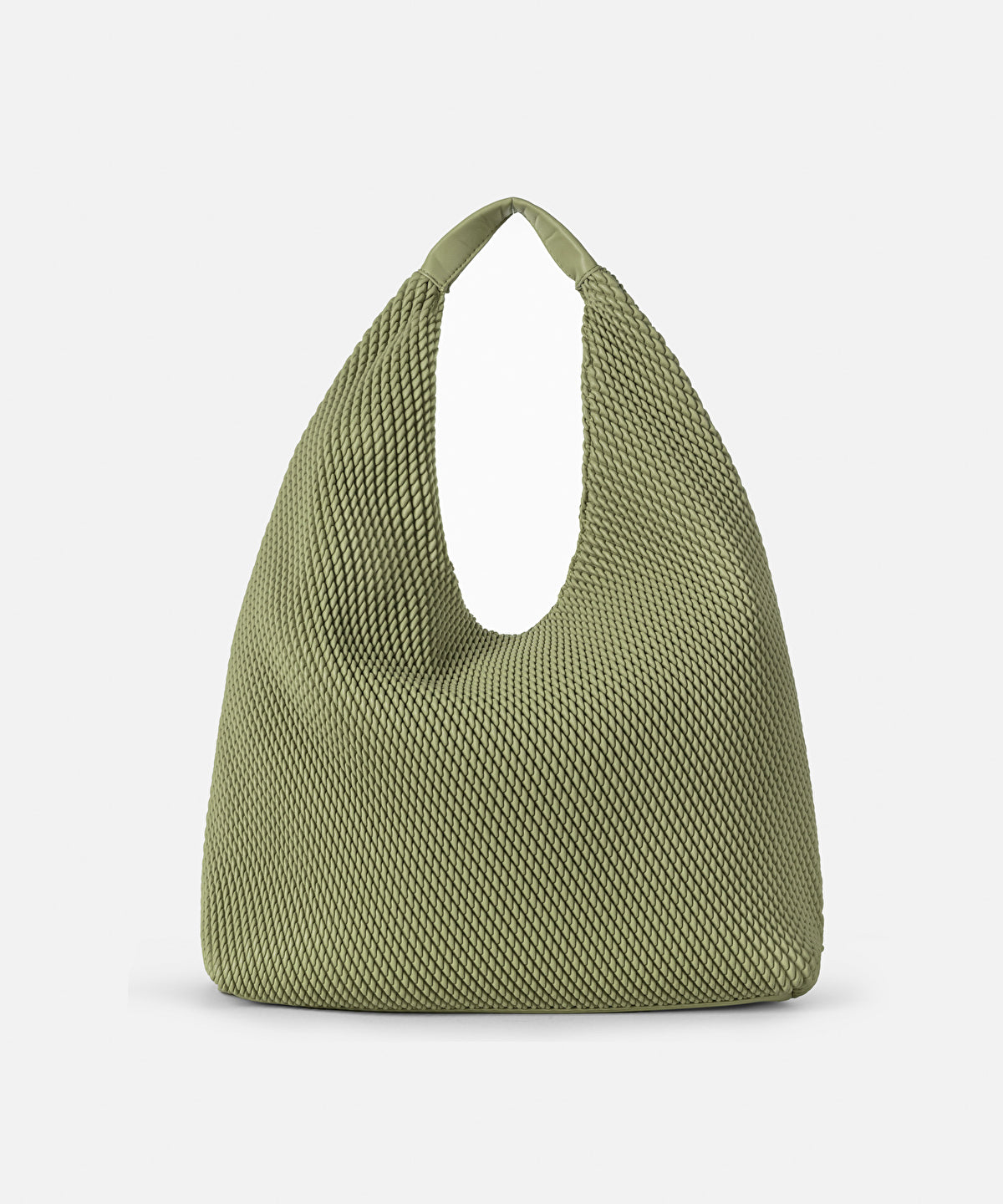 Textured maxi bag
